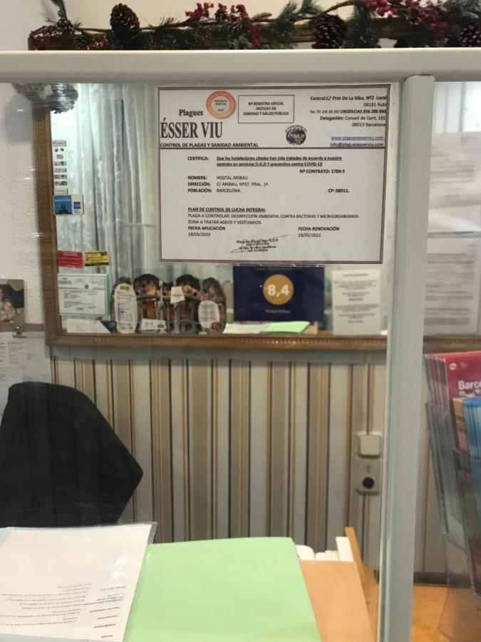 برشلونة Hostal Aribau المظهر الخارجي الصورة